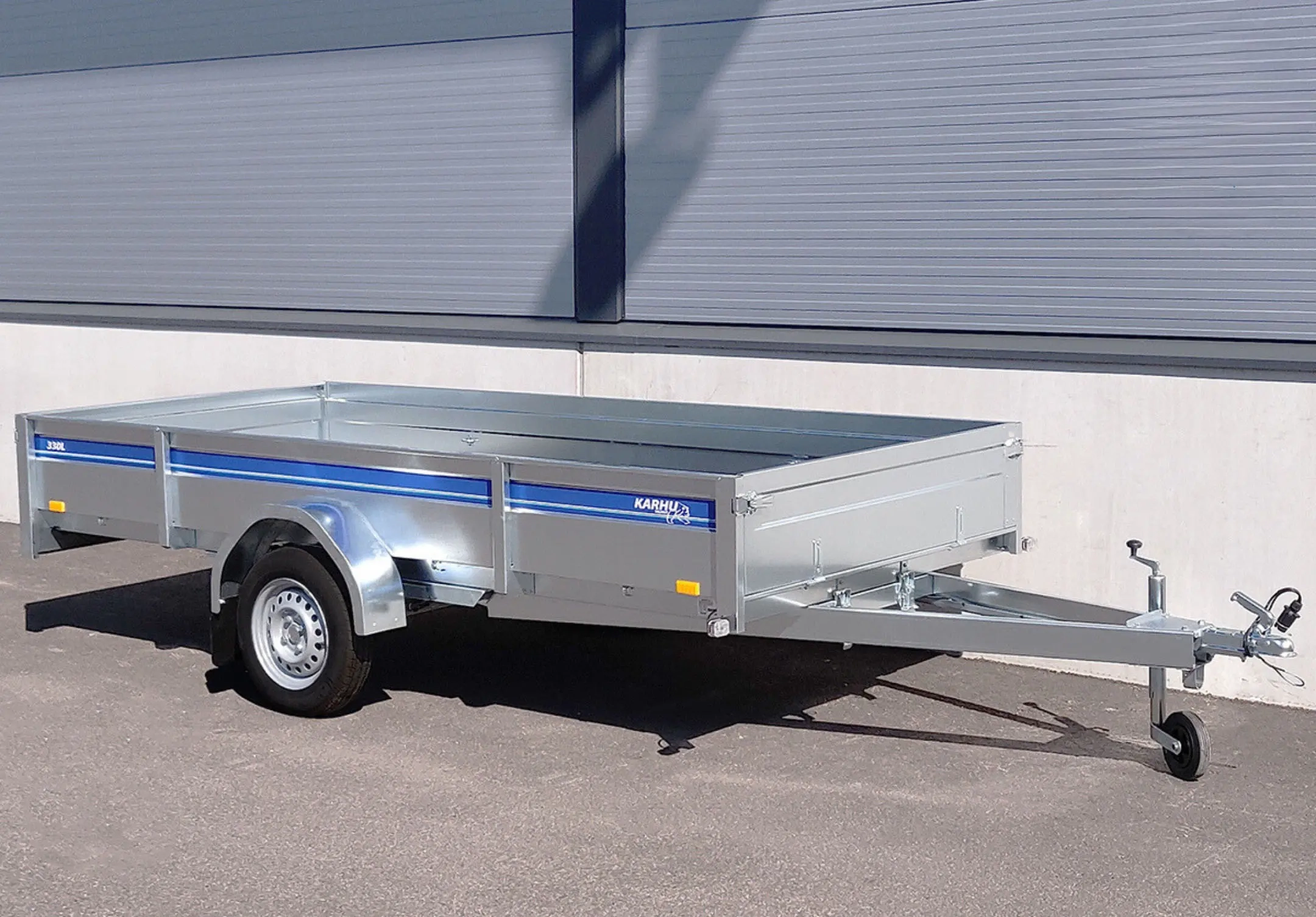 Anhänger Karhu L 330 cm kippbare Ladefläche - Anhänger - 6438471024296 - 2