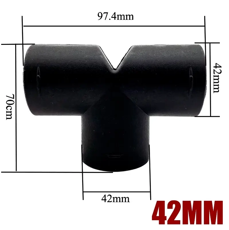 Kupplung T-Stück 42mm für Blasluftschlauch - Ersatzteile und Zubehör für Dieselheizungen - 6438471344141 - 1