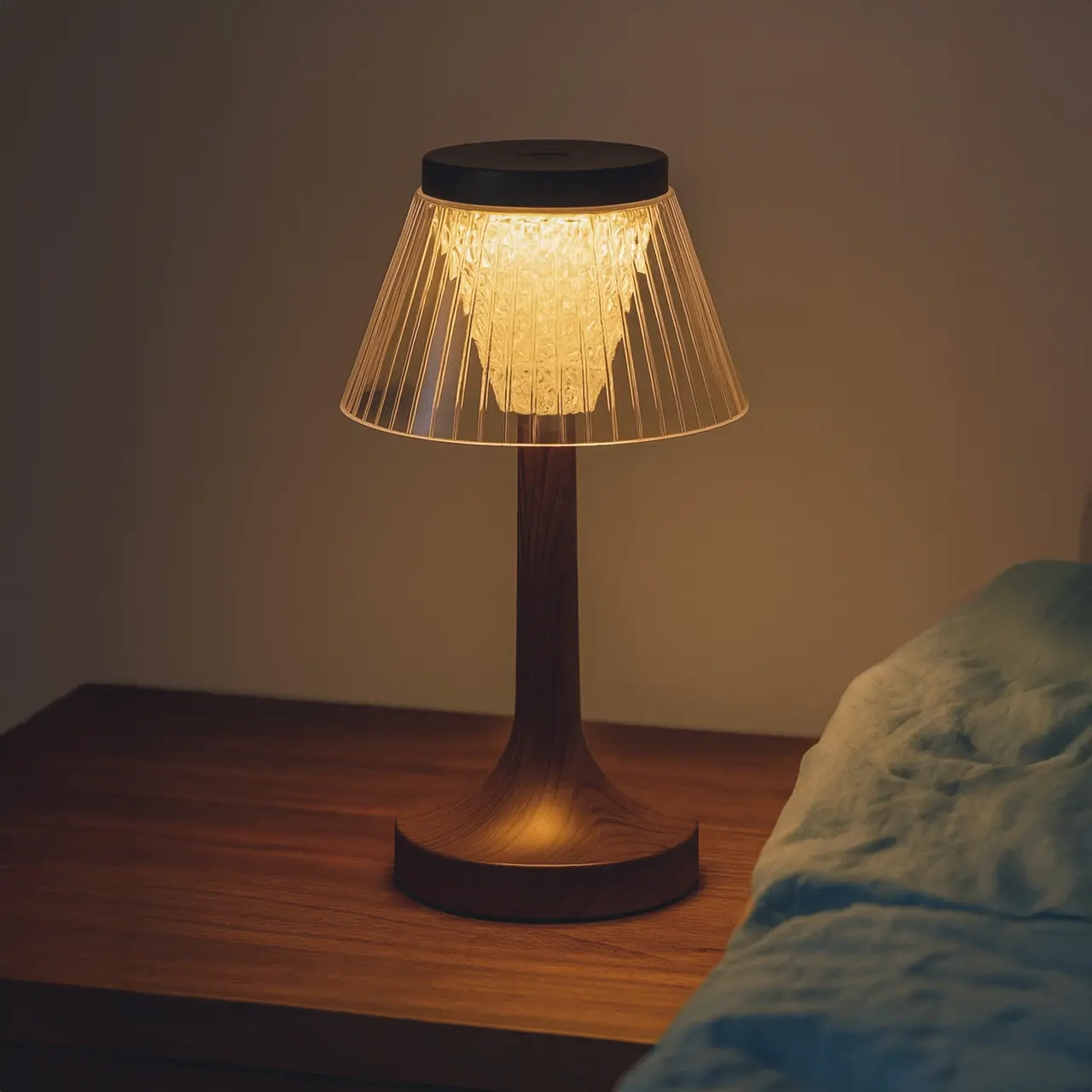 Tischlampe Deco USB wiederaufladbar 27 cm ru - Wiederaufladbare Lampen - 8720573969024 - 0