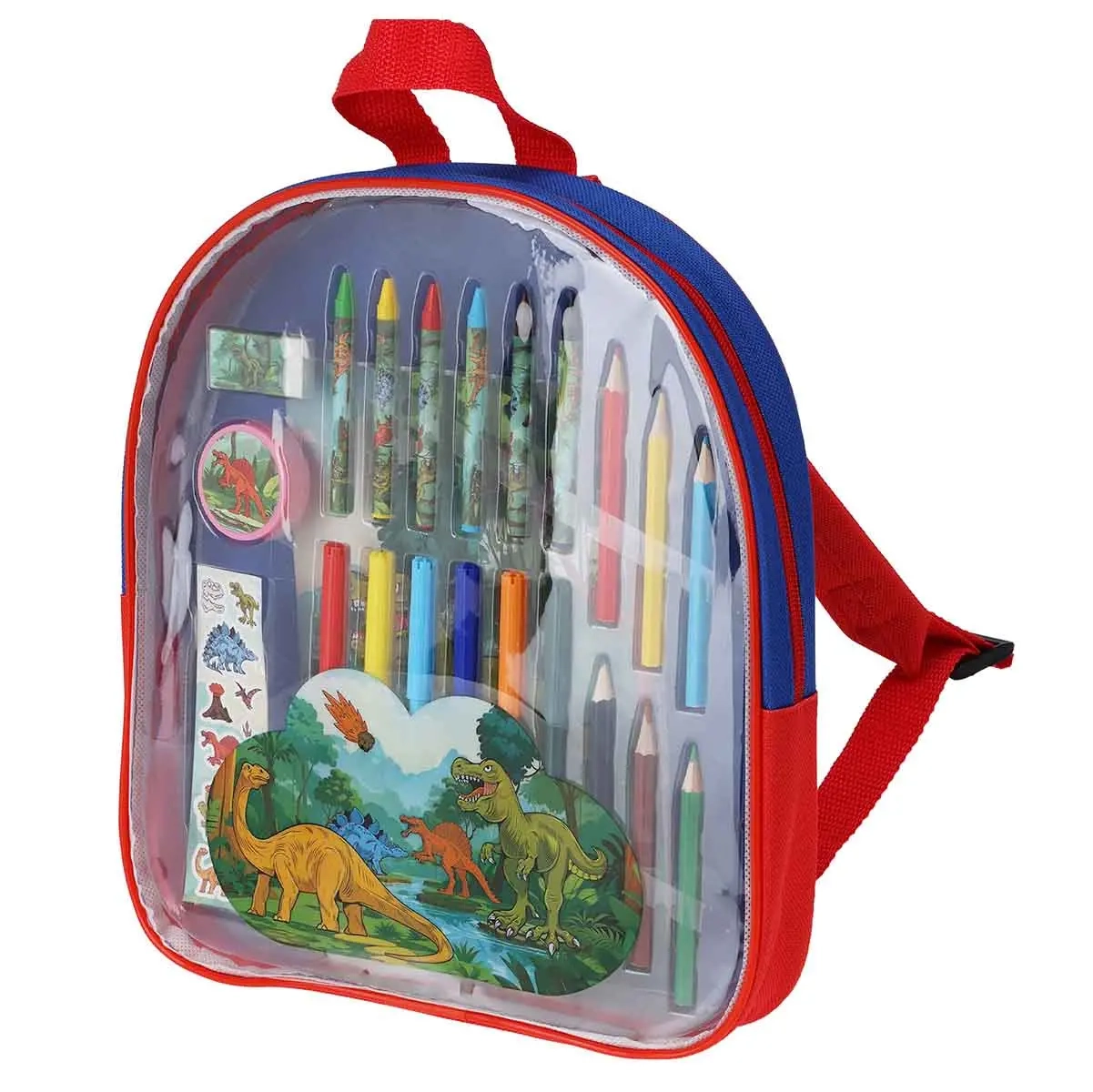 Kinder-Kunstset Rucksack 24-teilig sortiert - Bastelzubehör - 8721037101271 - 2