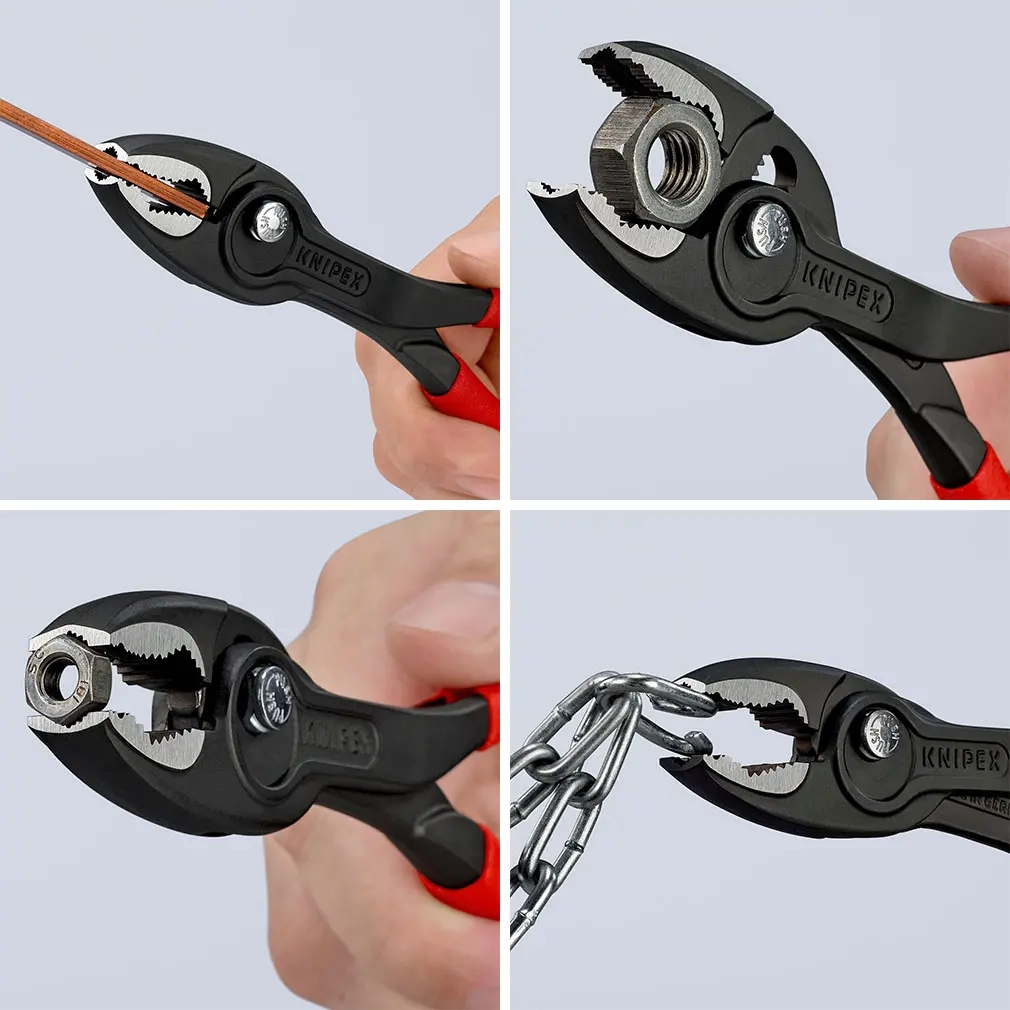 Knipex Doppelgreifzange TwinGrip 200 mm - Rohrzangen und Bolzenschneider - 4003773087243 - 2
