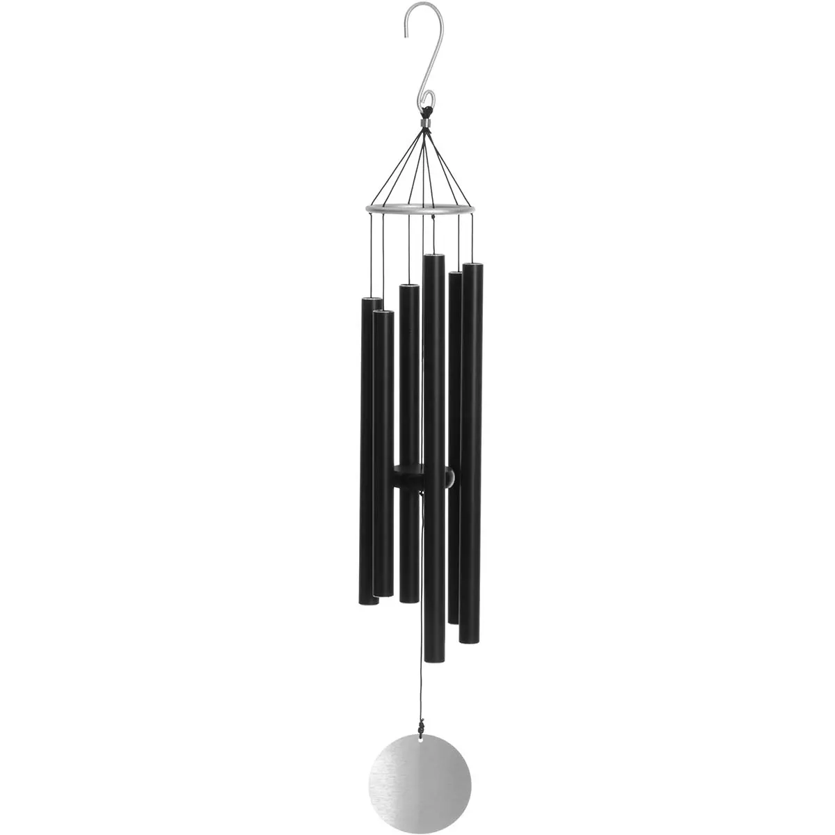 Windspiel Aureole Tunes 71 cm schwarz - Terrasseneinrichtung und weitere Gartendekora - 6410416050140 - 1