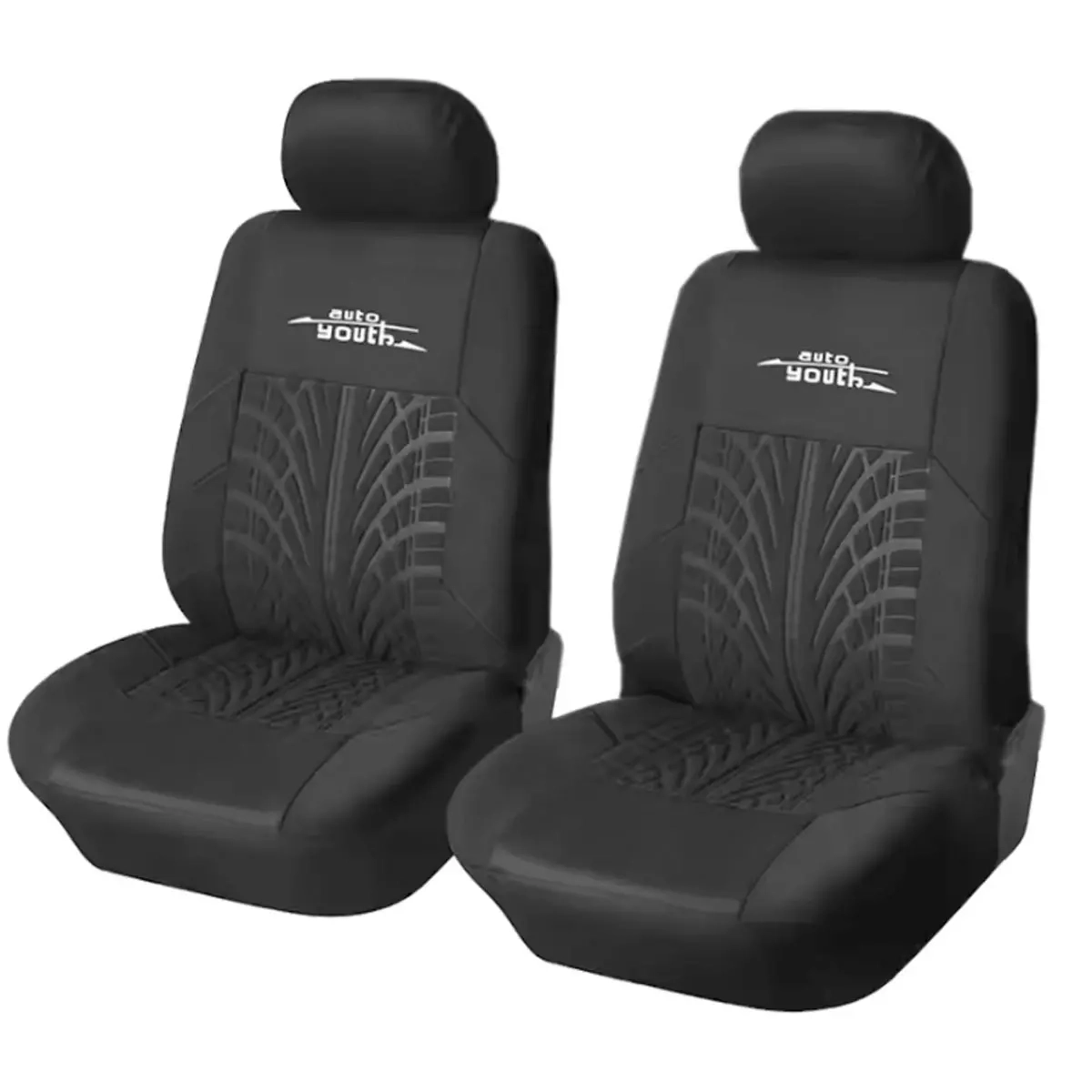 Sitzbezug-Set 1+1 Universalmodell Schwarz - Auto-Elektrositzheizungen und Sitzbezüge - 6438471341126 - 0