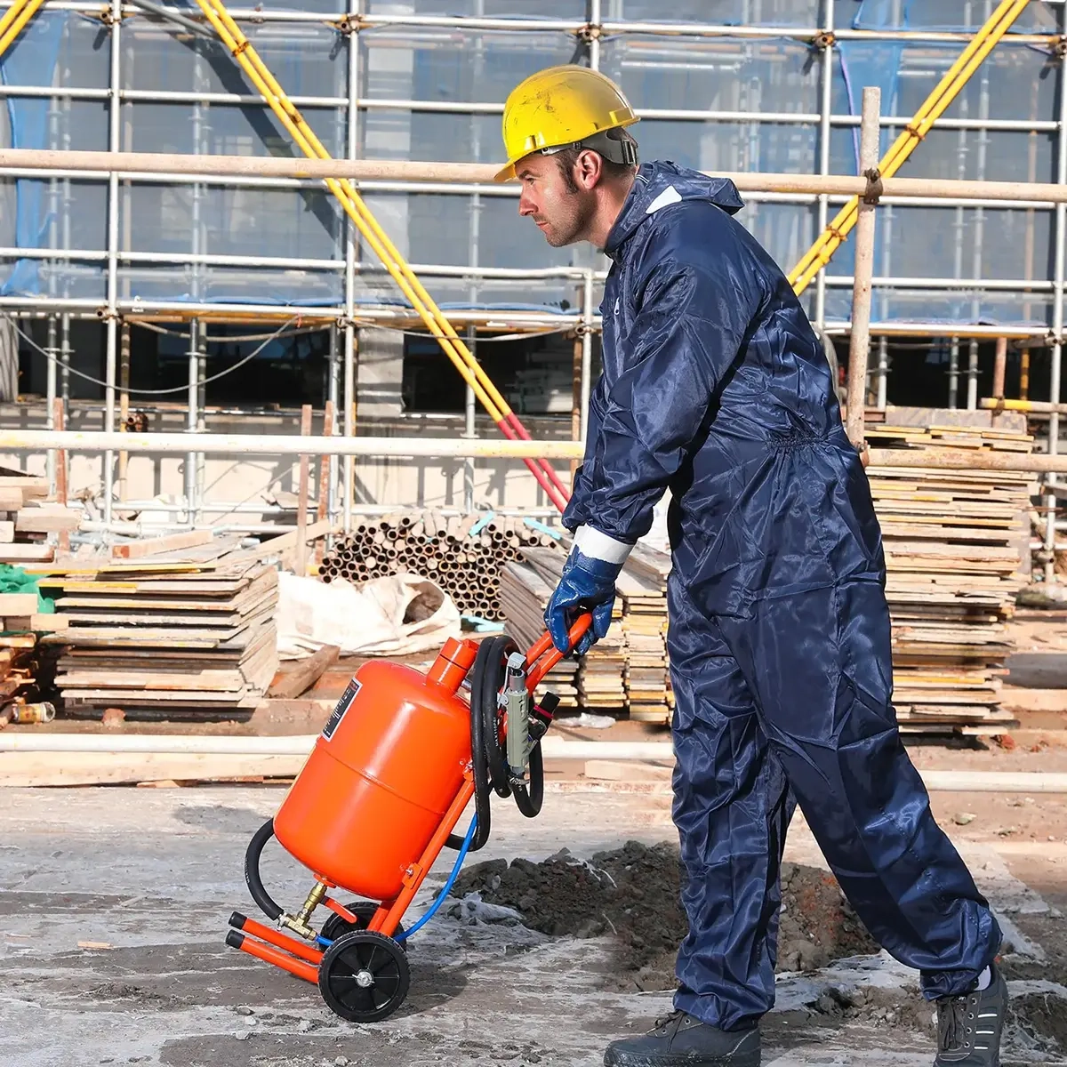 Sandstrahlgerät 18,9L 60-110PSI Vevo - Sandstrahler und Strahlsand - 6438471351965 - 8