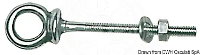 Buglasche Edelstahl 8x100mm - Festmachringe und Haken - 8033137025747 - 0