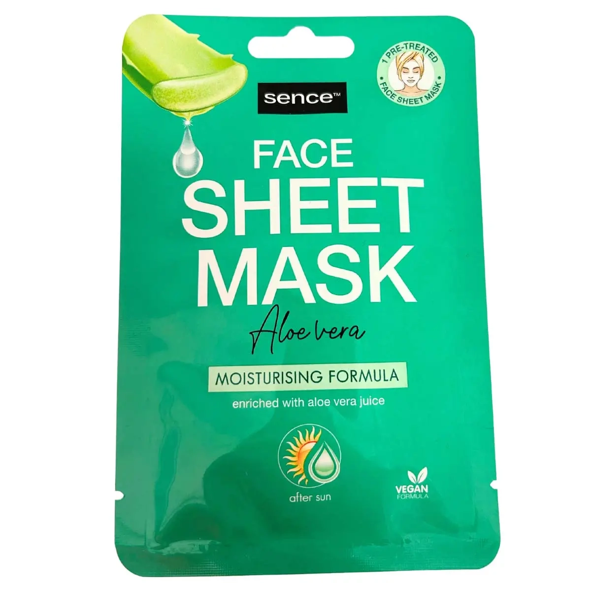 Gesichtsmaske After-Sun Aloe Vera - Gesichtspflege - 8720604315264 - 0