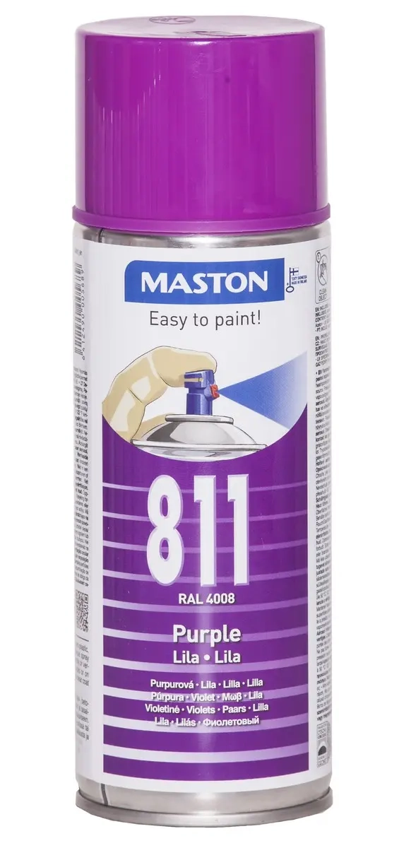 MASTON SPRAYFÄRG 400ml LILA - Färger och sprayfärger - 6412490005689 - 0