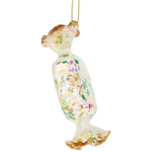 Tannenbaumschmuck Glasbonbon 9 cm Weiste Sortiment - Weihnachtsschmuck - 6412740131243 - 1
