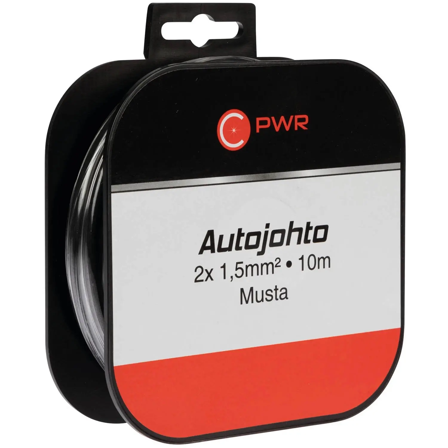Autokabel 2x1,5 mm² 10 m schwarz - Lautsprecherkabel und Stromkabel - 6438255925559 - 0