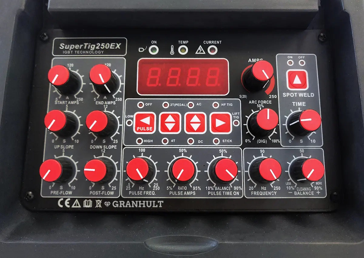 TIG-Schweißinverter 250A AC/DC Granhul - TIG-Schweißgeräte - 6438471023893 - 5