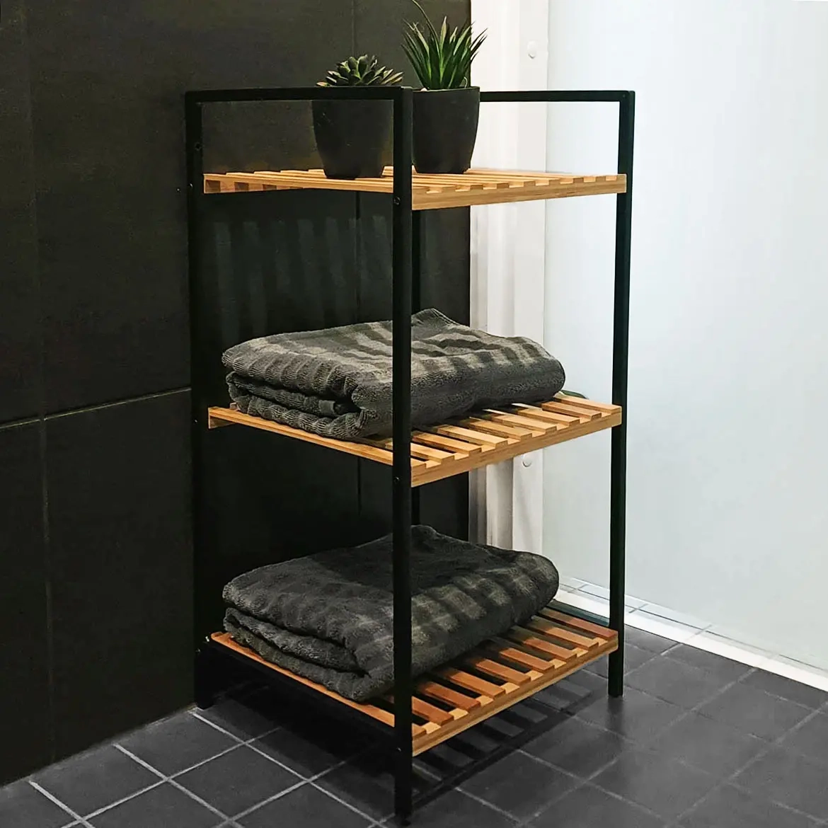 Dekoratives Regal Korfu Bambus 3-stufig - Wandregale und Regalsysteme - 8719987094491 - 0
