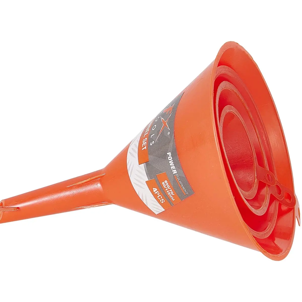 Trichterset 4-teilig 50-115mm Orange - Kraftstofftanks und Kanister - 8720573303040 - 0