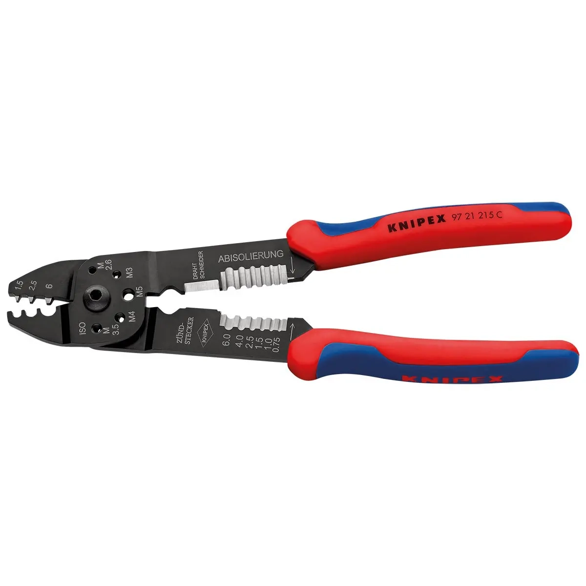 Knipex Abisolierzange 215 mm - Crimpzangen - 4003773019701 - 1
