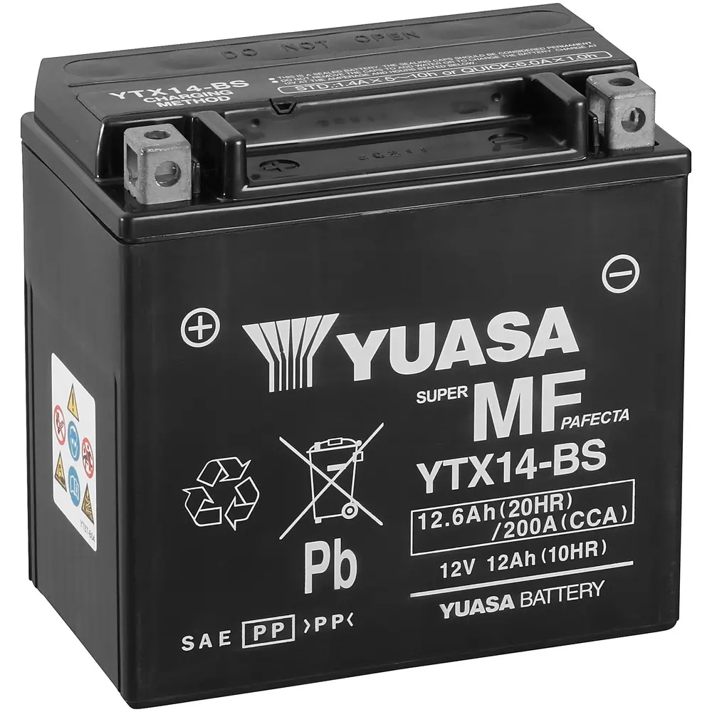 Akku Yuasa MP 12,6Ah YTX14-BS - Kleingerätebatterien 10-30Ah - 5050694036910 - 0