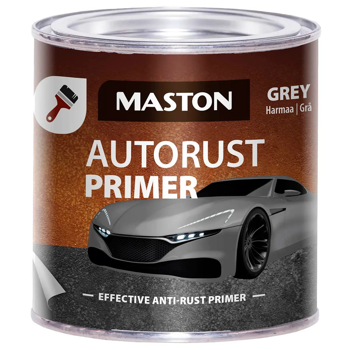 Maston Farbe Auto Rost Grau 250ml - Farben und Sprühfarben - 6412490042172 - 0