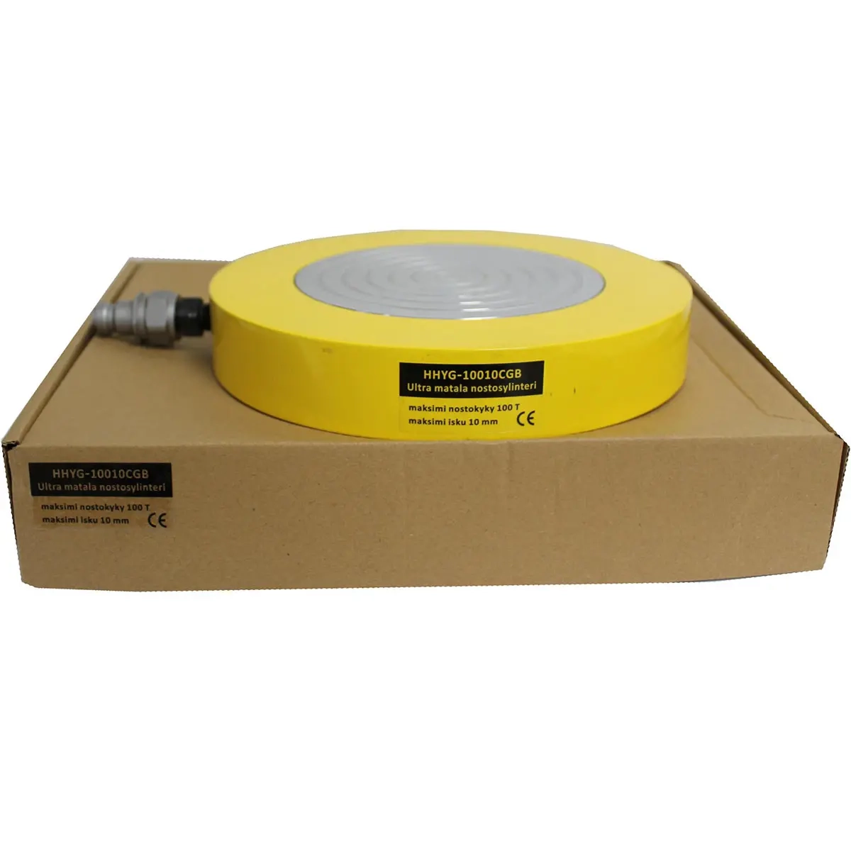 Hubzylinder Ultra flach 100T/10 mm - Hebegeräte und Hebezylinder - 6430074697679 - 0