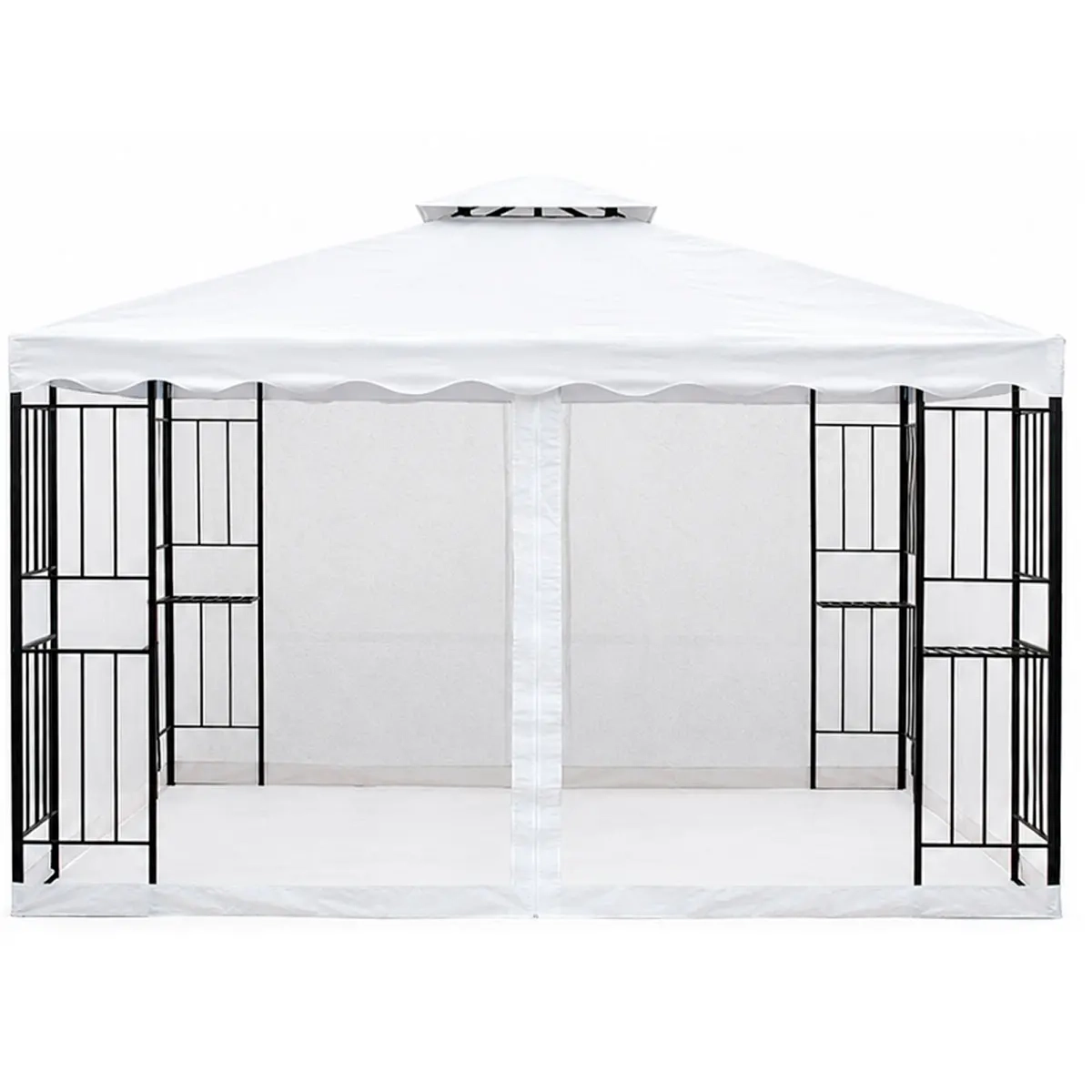 Pavillon Barcelona 3x3m Weiß - Pavillons und Pergolen - 6438168117980 - 0