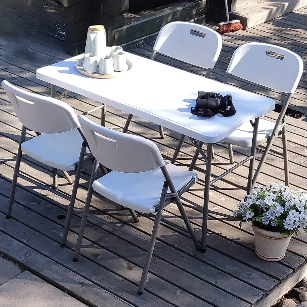 Camping-Tisch Åland + 4 Stühle - Gartenmöbel - 6438471026399 - 0