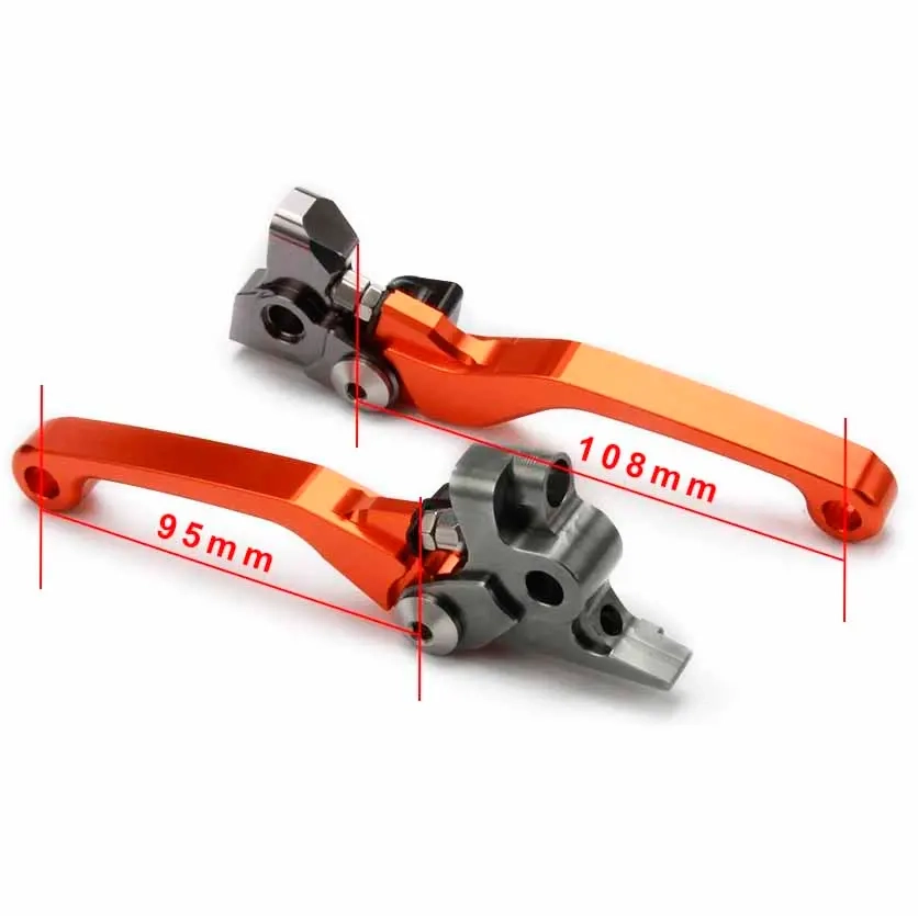 Brems- und Kupplungshebel KTM klappbar schwarz - Rahmenteile für Motocross und Moped - 6438471285208 - 3