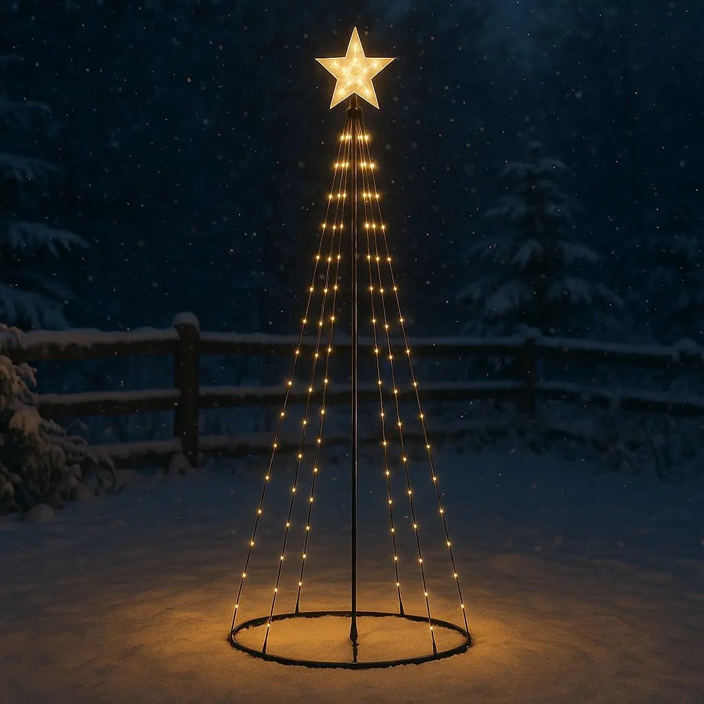 Julgran 210 cm 370 LED varmvit - Julgranar - 8721037666442 - 1