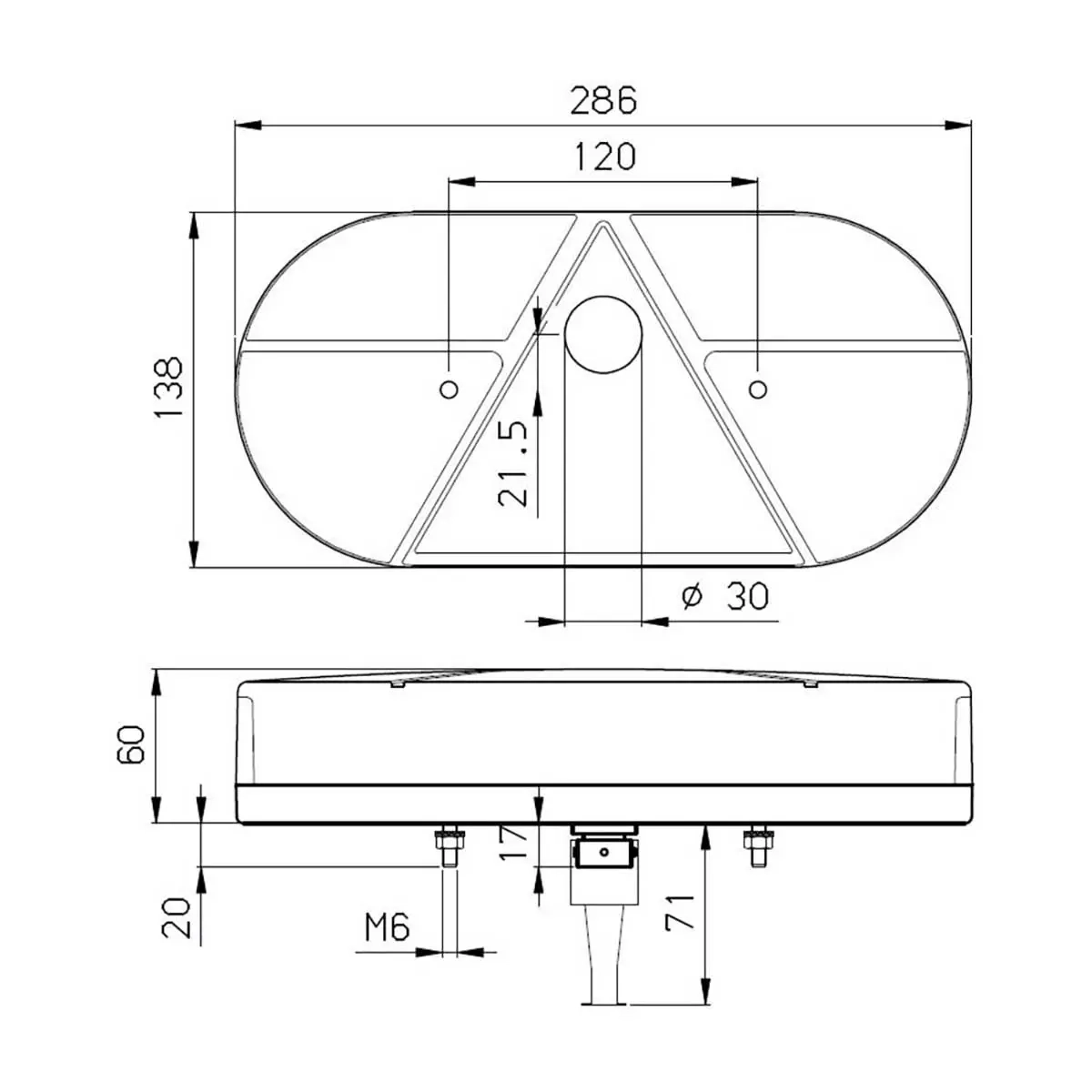 Jokon Rücklicht links 610 - Anhänger-Rückleuchtensätze - 015836 - 2