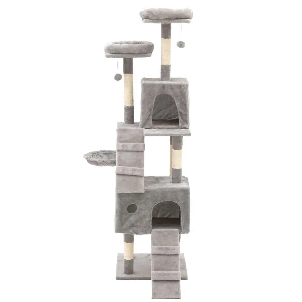 Katzenkratzbaum 175 cm - Katzenspielzeug und Beschäftigung - 6410416455792 - 1