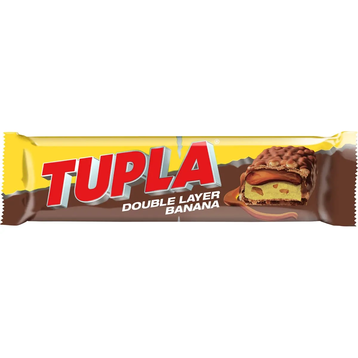 Tupla Doppel-Schicht Banane 48g - Süßigkeitenriegel - 6420256016695 - 0