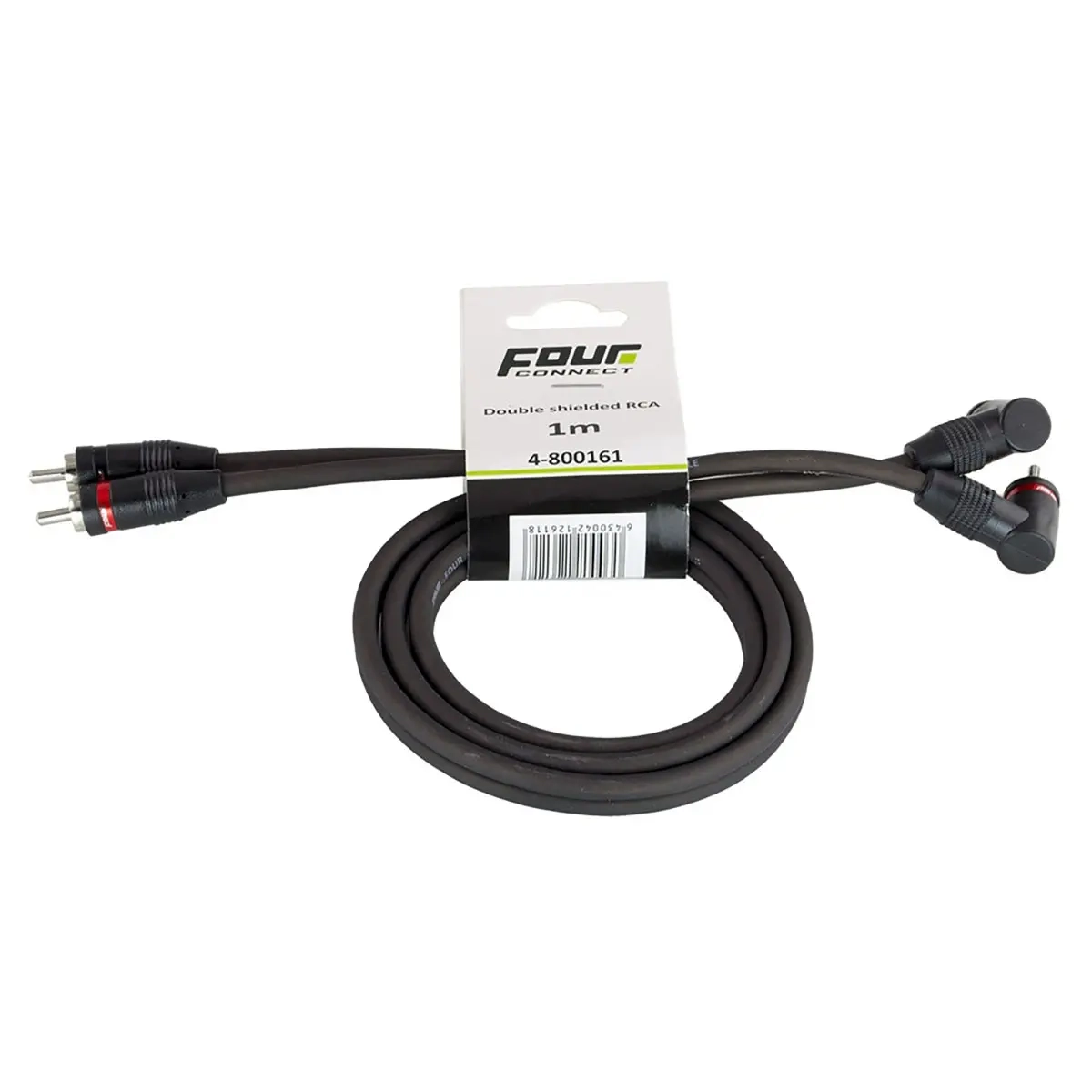 RCA-Kabel Basic 1,0 m - Auto-HiFi-Kabelbäume und Sicherungszubehör - 6430042126118 - 0