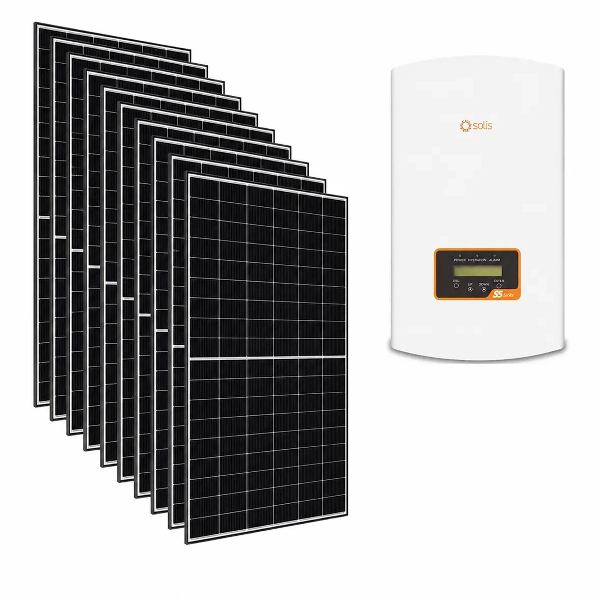Solaranlagen-System mit 10 Paneelen - Solarsysteme - 6438471019292 - 4