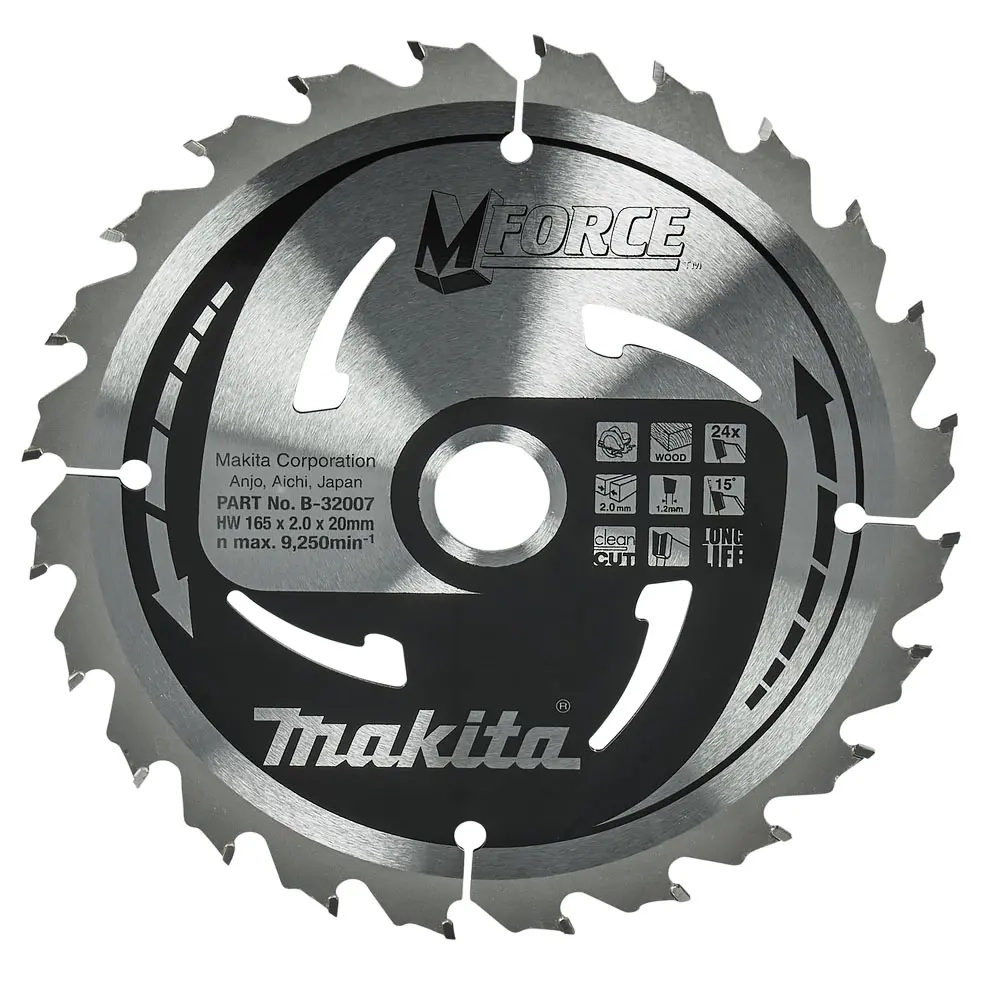 Makita Kreissägeblatt 165mm 24h - Kreissägeblätter - 088381420815 - 0
