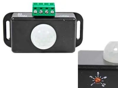Bewegungsmelder 12V / 24V 8m 72W - Timer, Bewegungsmelder und Messgeräte - 15706130099 - 1