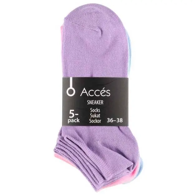 Sneaker Basic Socken 5er Pack Größe 39-41 Sortiment - Socken und Gürtel - 6410416225869 - 0