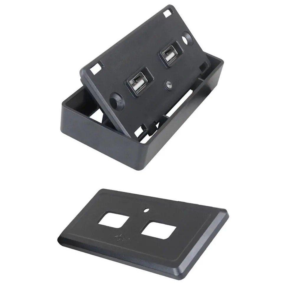 Ladeanschluss 12-24V 2xUSB - Zigarettenanzündersteckdosen und Ladegeräte - 6419774007810 - 1