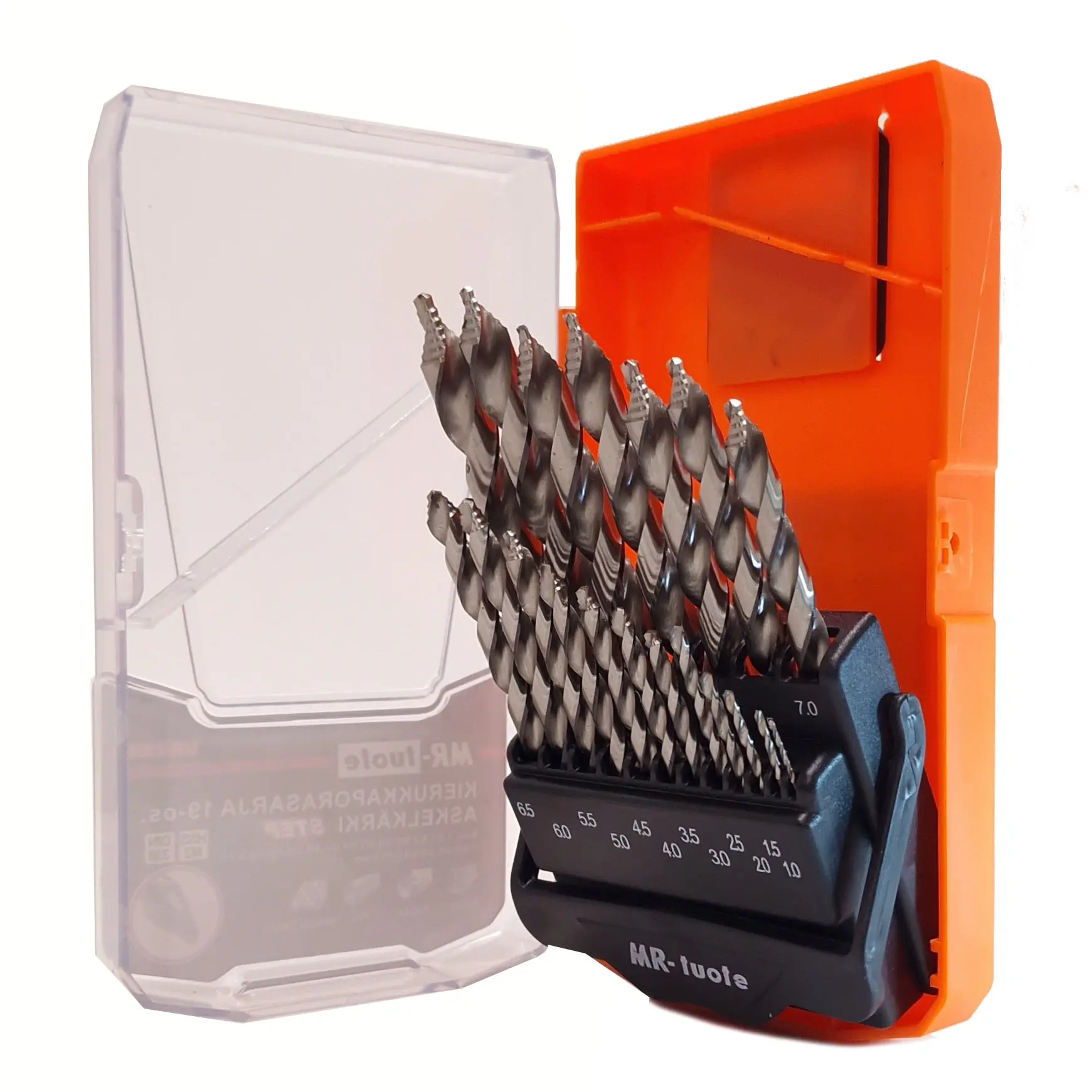 Spiralbohrersatz 19-teilig HSS M2, DIN 338 - Holzbohrer - 6430074694142 - 0