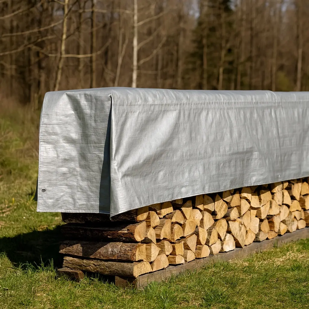 Abdeckplane für Brennholzstapel 1,5x6m - Planen - 6438168111988 - 1
