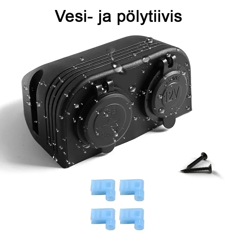 Auto-Steckdose 12V + 2 x USB 5V 2,1A - Zigarettenanzündersteckdosen und Ladegeräte - 6438471288506 - 2
