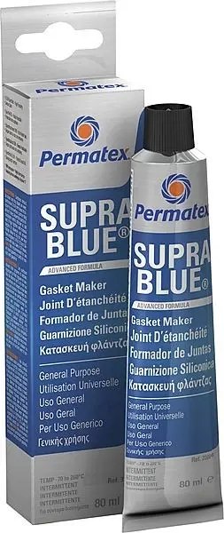Permatex Supra Blue RTV Silikondichtung - Gewindesicherungskleber und Dichtkleber - 8410410351159 - 0