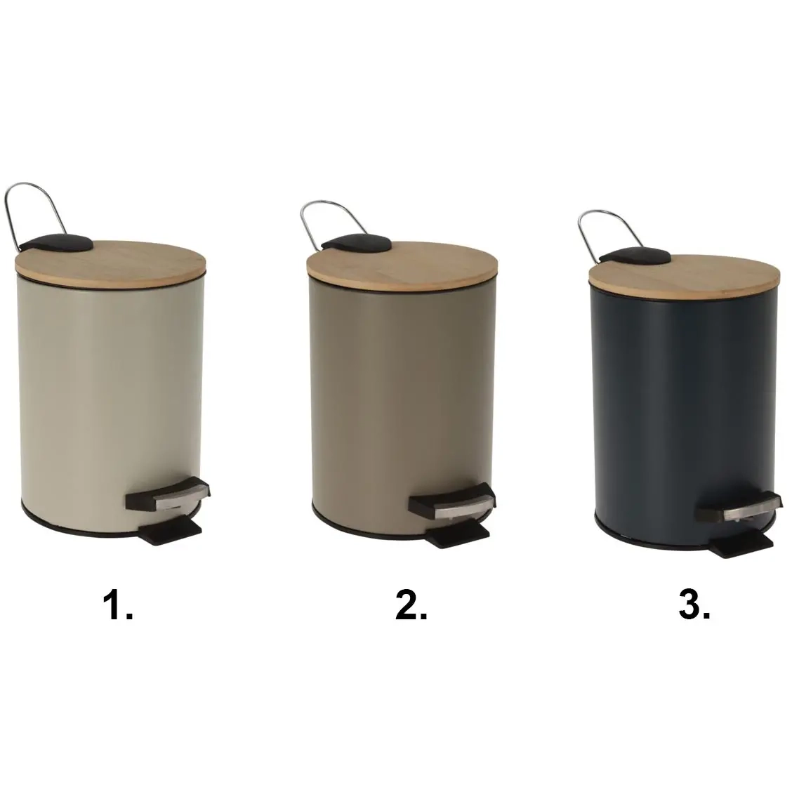 Mülleimer Terrazot 3L 24cm - Mülleimer und Papierkörbe - 8720573088947 - 0