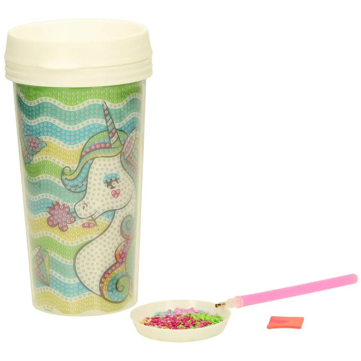 Bastelset Becher Diamond Paint Sortiment - Bastelzubehör - 8721037071635 - 2