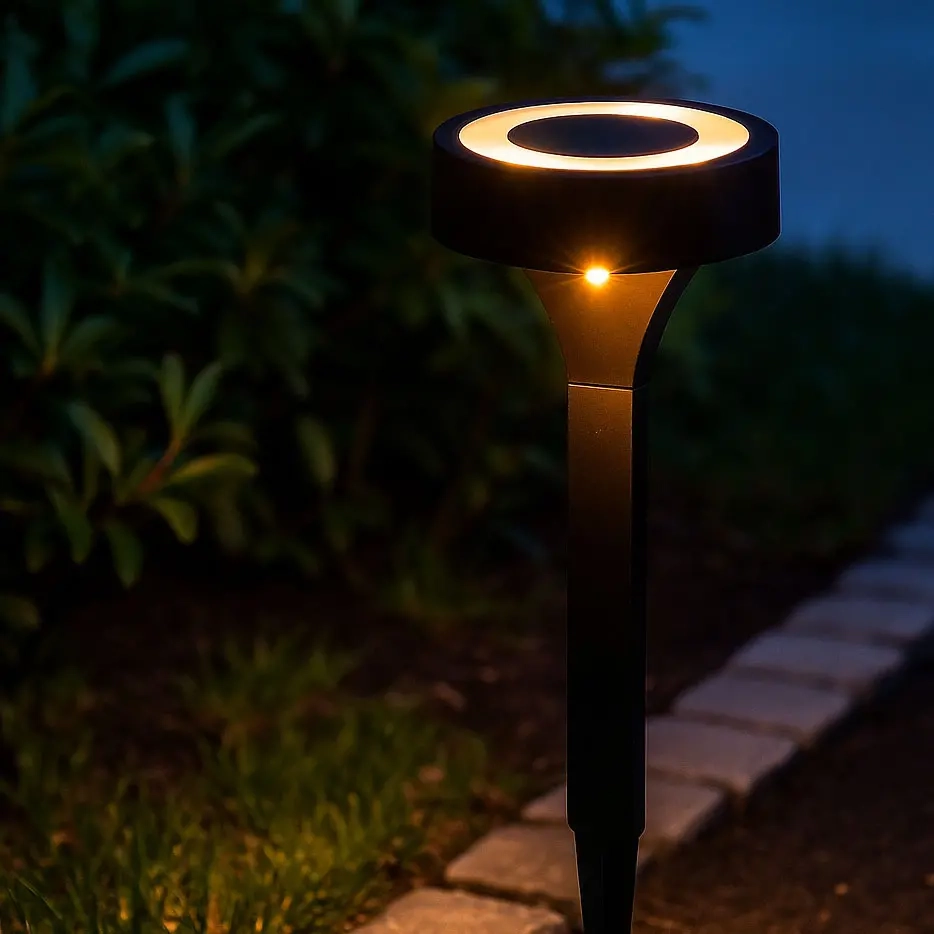 Solarleuchte Ring mit Erdspieß 11 - Solarbeleuchtung - 8721037337304 - 1