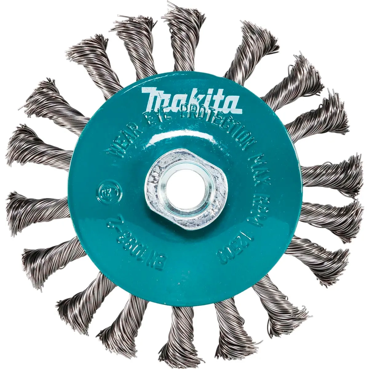 Makita Stahlbürste 115mm M14 - Reinigungsscheiben - 088381400008 - 0