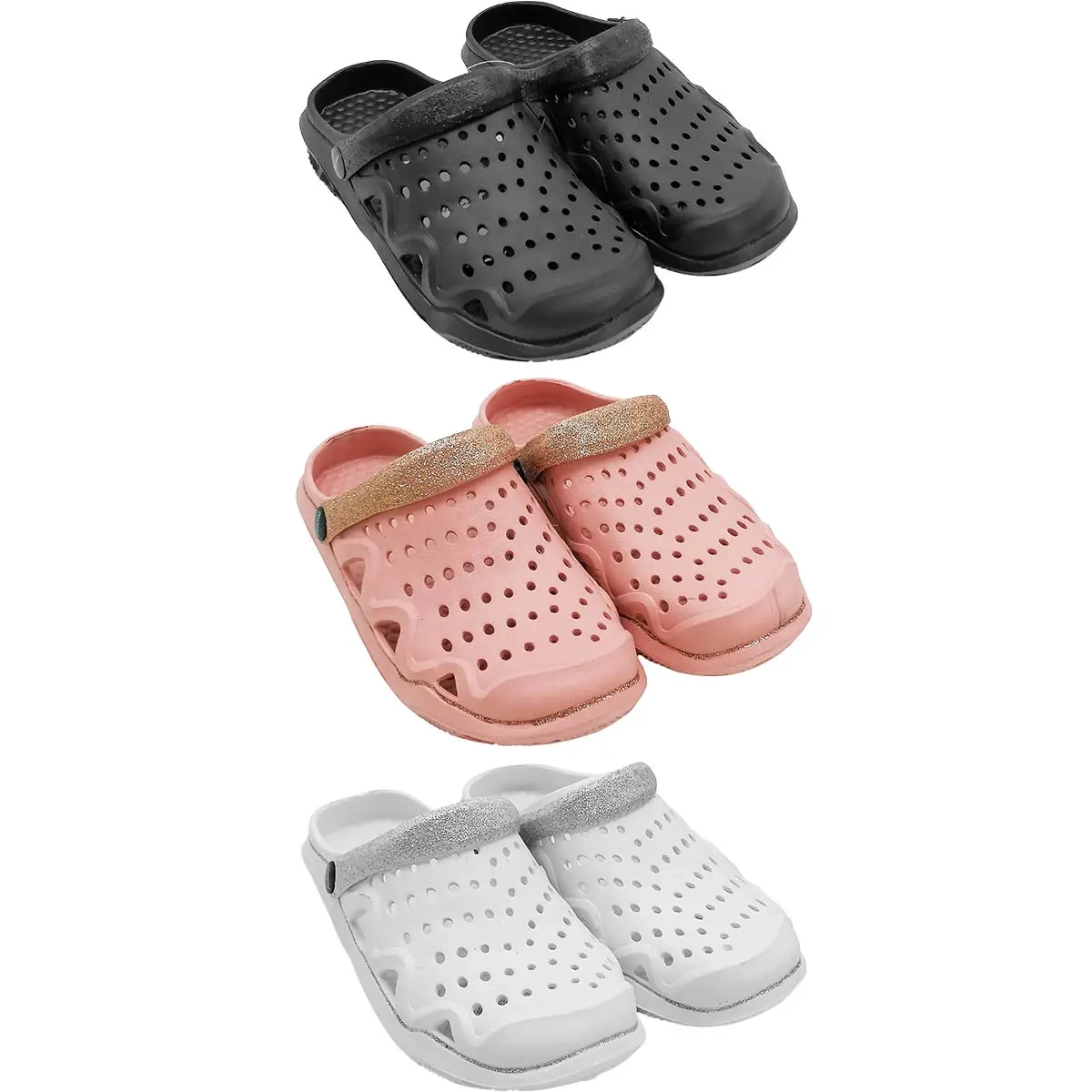 Glitzersandalen Größe 36-41 - Schuhe und Gartenschuhe - 4047445392822 - 0
