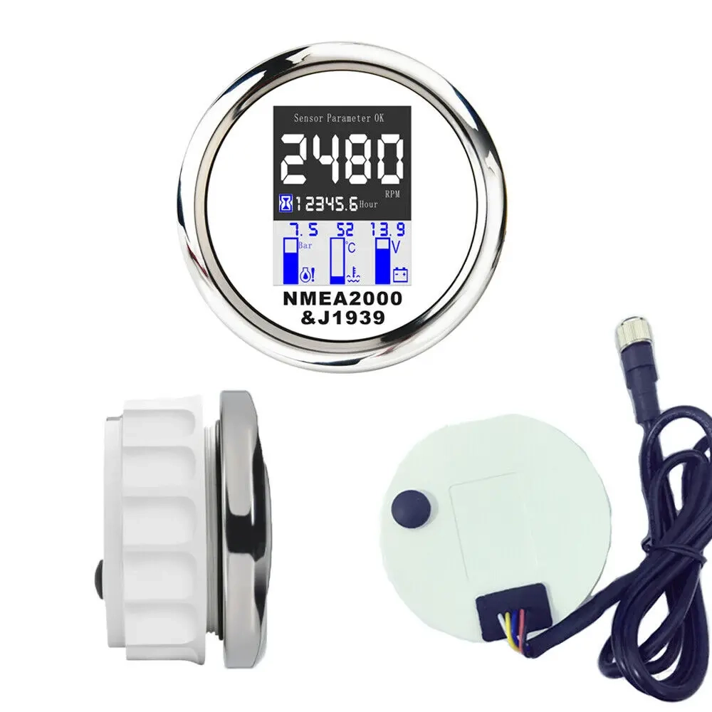 Multifunktionsinstrument für Boote 85mm digital - Zubehör für Bootssteuerung - 4710898671010 - 1
