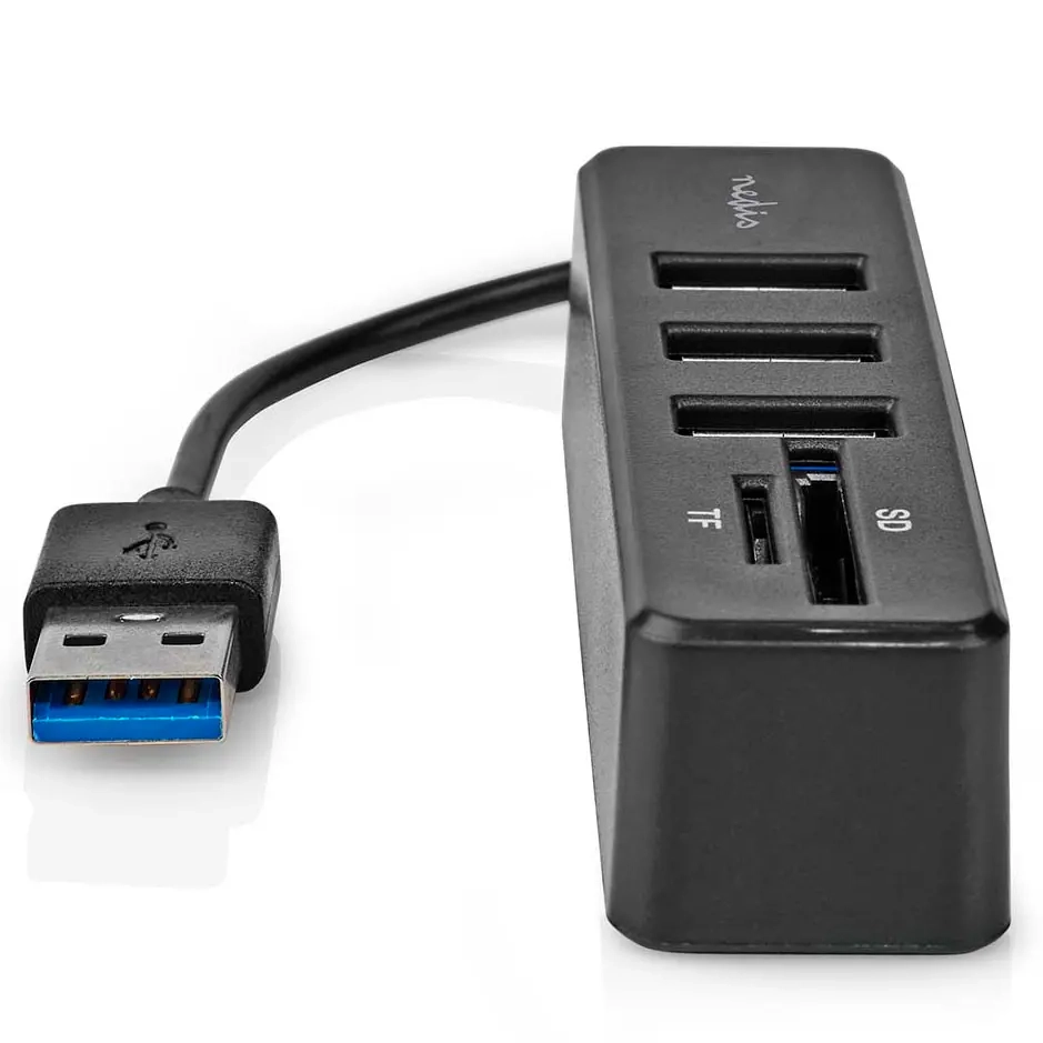 USB-Hub 1x USB-A 3x USB-A - Stecker, Adapter und Dockingstationen - 5412810415724 - 1