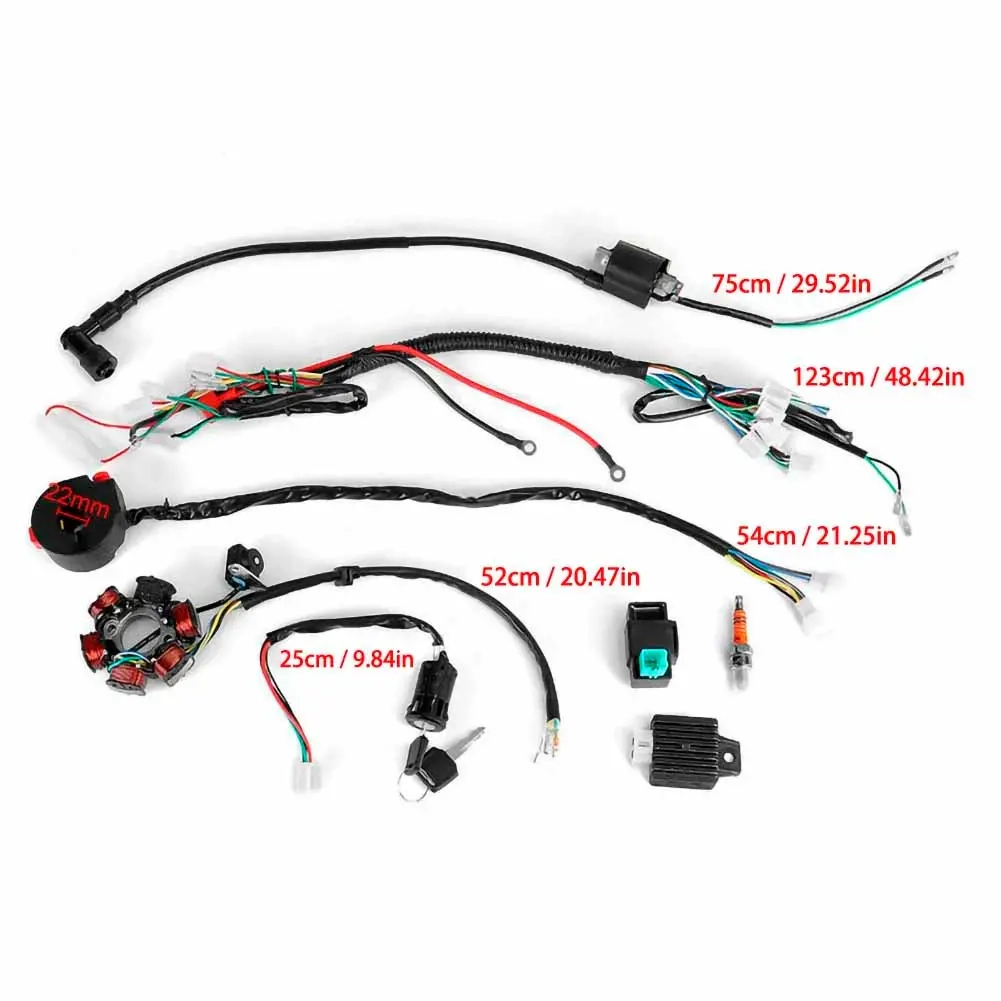 Crossin Elektro-Kit 50cc - 125cc - Cross- und Moped-Elektriksets - 6438471282290 - 4