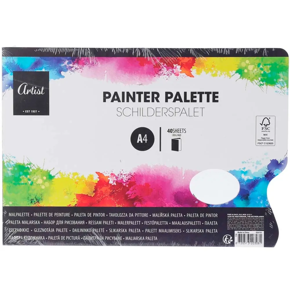 PAPIERPALETTE A4 40 BLÄTTER - Leinwände und Staffeleien - 8720573203081 - 0