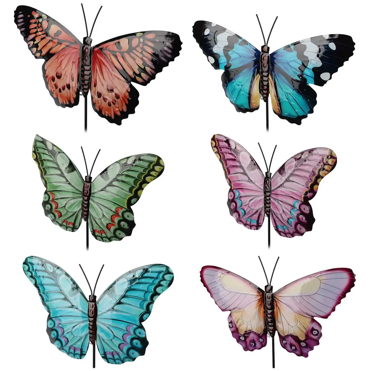 Gartendekoration Schmetterling 71 cm - Gartenfiguren - 8721037360630 - 0