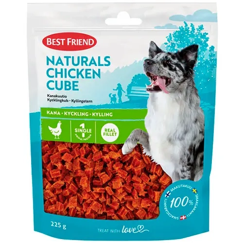 Hähnchenwürfel Naturals 225g - Hundesnacks und Delikatessen - 5700551172496 - 0