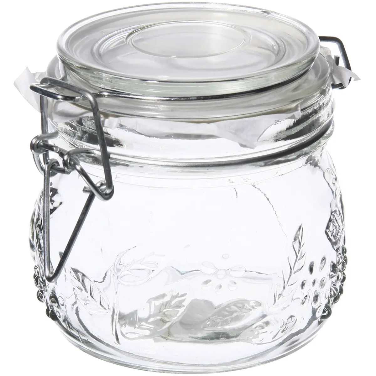 Glasbehälter mit Patentdeckel 0,5L - Aufbewahrungsbehälter - 6410411121821 - 0