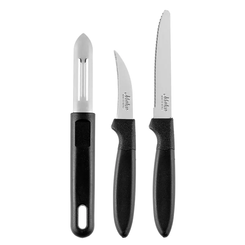 Schälmesserset 3 Stück - Küchenmesser, Scheren und Schneider - 6410416404943 - 0